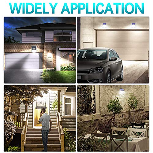 Solar Light Outdoor, LED Solar Motion Lights 3 Working Modes with 140 Led Chips Waterproof Wireless Easy to Install Motion Sensor Security Lights for Pathway, Front Door, Back Yard, Driveway, Garage