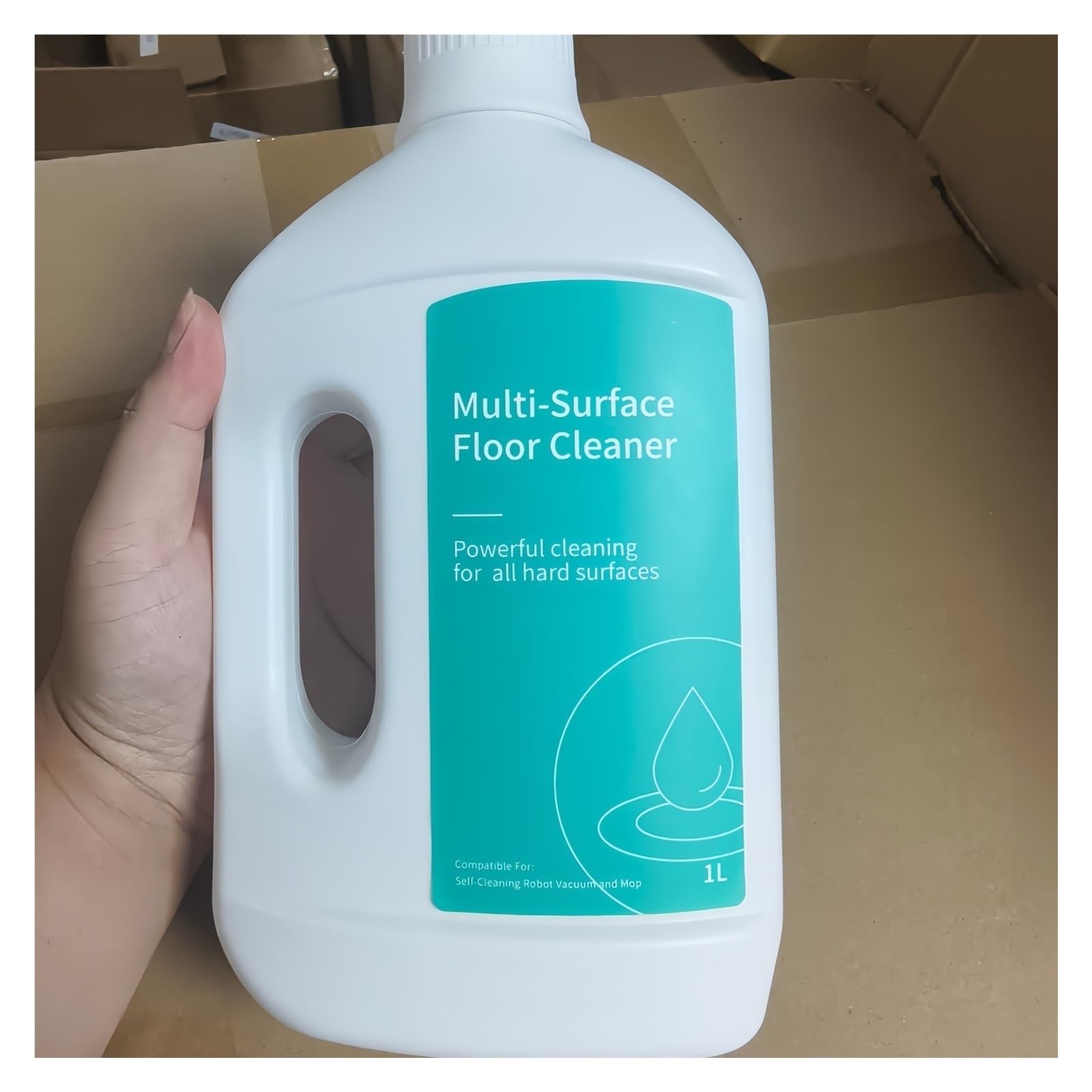 Líquido for Limpieza de Suelos, Botella de 1 litro, Compatible con Dreame, solución limpiadora de Pisos de Repuesto for Robot Aspirador W10 W10pro Z10pro L10pro D9MAX Recambio de barredora(2pcs 1L)
