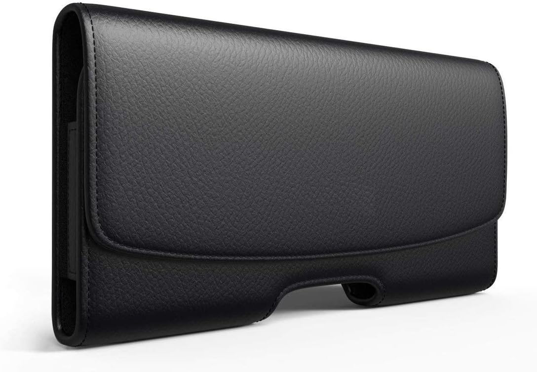 SmartPoint Black Magnetic Holster Phone Belt Bag Cover Pouch for Apple iPhone 13 mini 5.4"