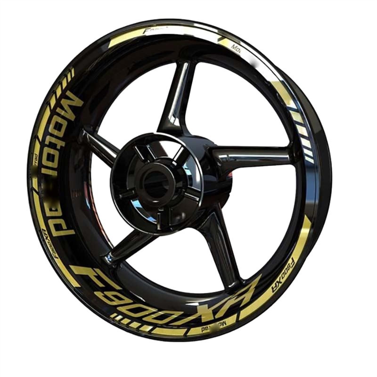 Applique for F900xr Wheel Sticker Rim Decal for F900 XR Front and Rear Set(A4)