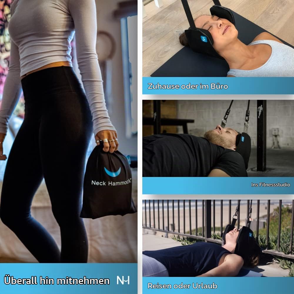 The Neck Hammock Tragbares Zervix-Traktionsgerät zur Linderung von Nackenschmerzen und zur Physiotherapie