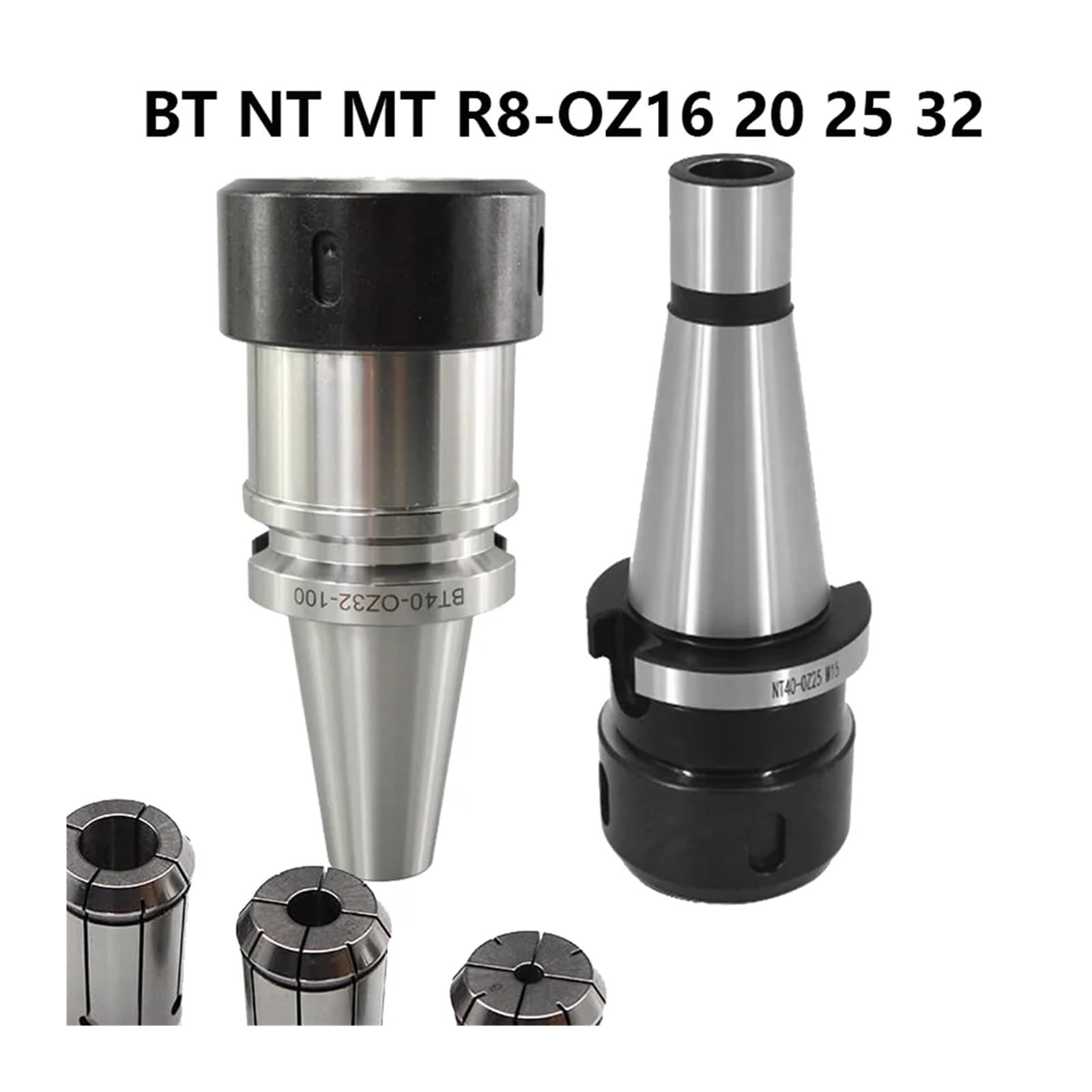 NT30 NT40 BT30 BT40 R8 MT2 MT3 MT4 MT5 OZ25 OZ32 OZ16 OZ20 uchwyt zaciskowy BT NT OZ do wrzeciona CNC (MTB5-OZ25)