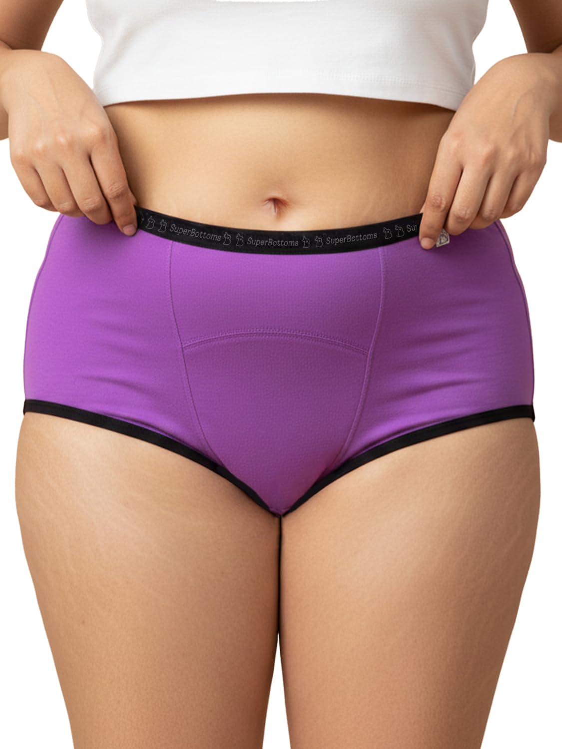 superbottoms MaxAbsorb® Period Underwear | Period Panty for Women | 8Hr Absorption | No Leaks, No Stains | High Waist, Full Coverage | Bamboo Fabric + Cotton - Pack of 1-picture-45