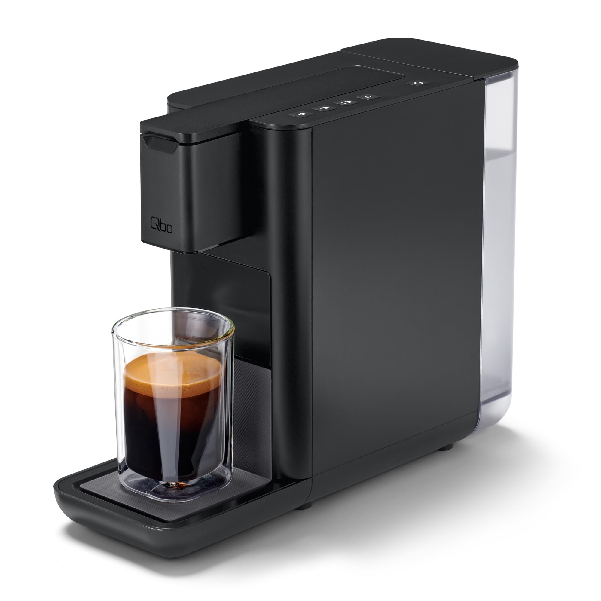 Tchibo Qbo ICONIC Premium Kapselmaschine – Dark Chrome