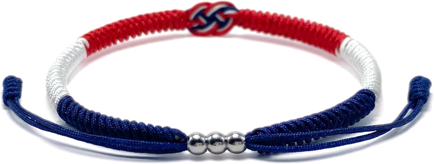 LAMIBEE Infinity Country Pride, Country Flag Code Bracelet, Protection and Lucky Sufer String Bracelet, Tibetan Wrist Wrap Bracelet, Boho Style Rope Bracelet for Women, Men, String Thread Bracelets - Image 5