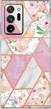MightySkins Skin for Samsung Galaxy Note 20 Ultra 5G - Geo Floral Marble | Protective, Durable, and Unique Vinyl Decal wrap cover | Easy To Apply, Remove, and Change Styles | Made in the USA