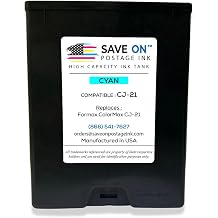 Memjet Ink Cartridge Compatible Formax CJ-21 | Memjet Ink Compatible HI-Cap Cyan Ink Tank for ColorMax7 and ColorMax8