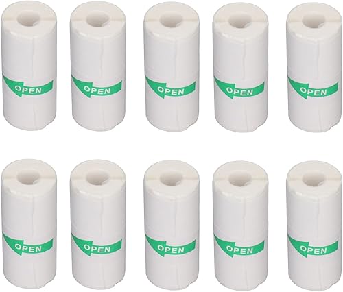Miniatura 4 de Papel de impresora térmica, 10 rollos de papel de impresión autoadhesivo, mini papel de impresión de 2.244 x 0.984 in, papel de impresión térmico