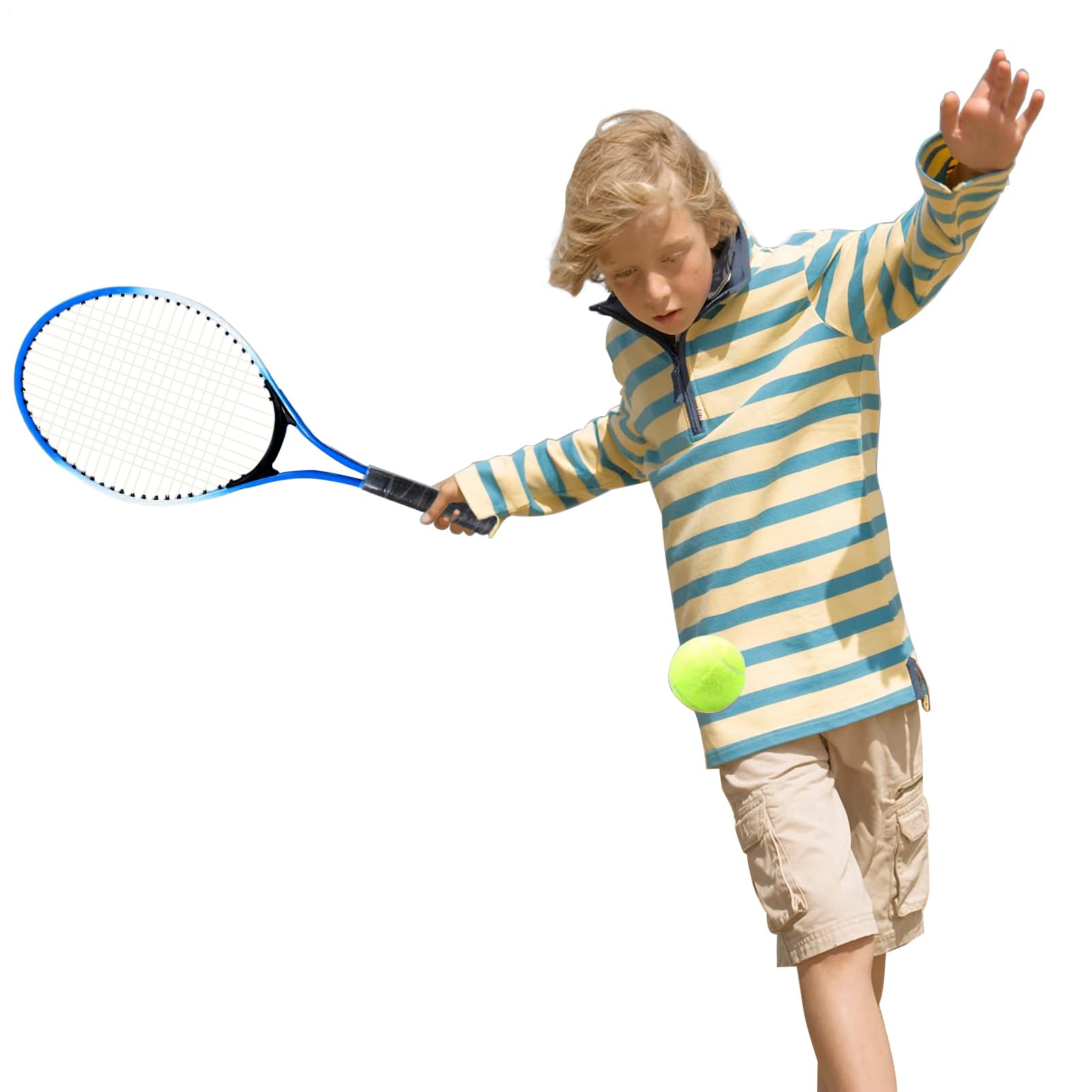 Set di Racchette da Tennis per - Racchetta da Tennis per Giovani, Racchetta da allenamento Junior | Attrezzature da Tennis Amichevole per principianti leggeri, Design Swing Facile con s