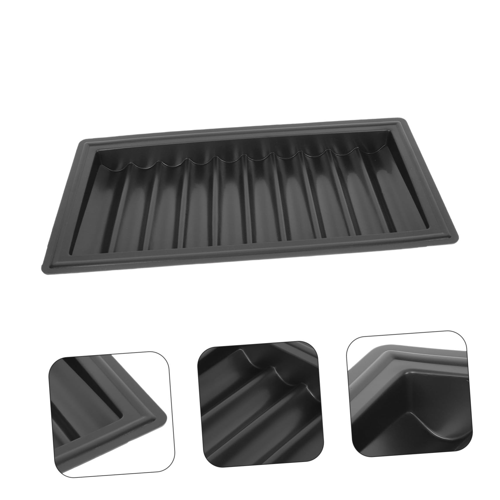 Uonlytech Vassoio Porta Fiches Poker in Plastica Resistente per Gettoni Organizer per Casa e Negozio Supporto per Fiches Hold Custodia Salvaspazio e Protettiva