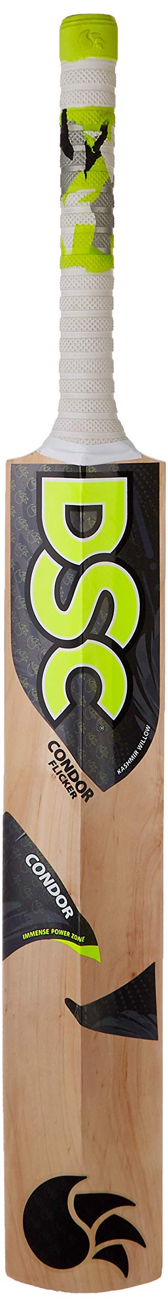 Condor Flicker Kashmir Willow Cricket Bat (Size: 6, Ball_ type : Leather Ball, Playing Style : All-Round)