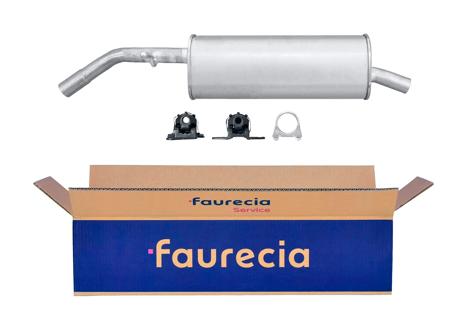 HELLA 8LD 366 027-401 Silencieux arrière - Easy2Fit® Kit - arrière - une piece - Kit avec pièces d'assemblage