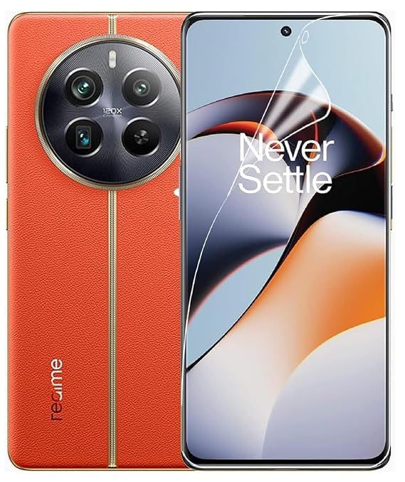 Image of BLACKSHEEP Matte Screen Protector for Realme 12 Pro | Realme 12 Pro Plus Membrane Case Friendly Full Edge to Edge Screen Coverage & Installation Kit