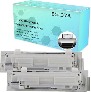 MOHLOM Compatible B5L37A Model Waste toner box for HP Color LaserJet Managed E55040 MFP E57540dn MFP E57540C Printer Replacement 2 Pack