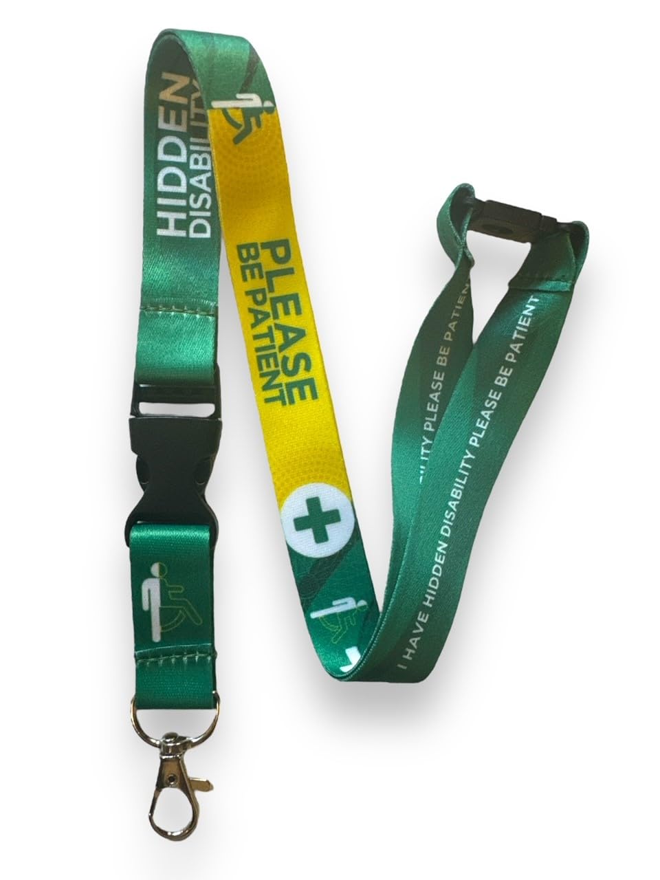 PAC Supplies Global Hidden Disability Lanyard, Please Be Patient With Me (1)