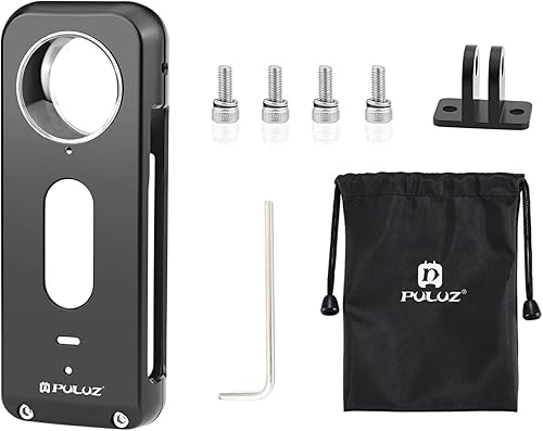 Miniatura 7 de PULUZ Funda protectora de metal + protectores de lente para Insta360 X3, carcasa antiarañazos y protector de lente impermeable de alta transmisión