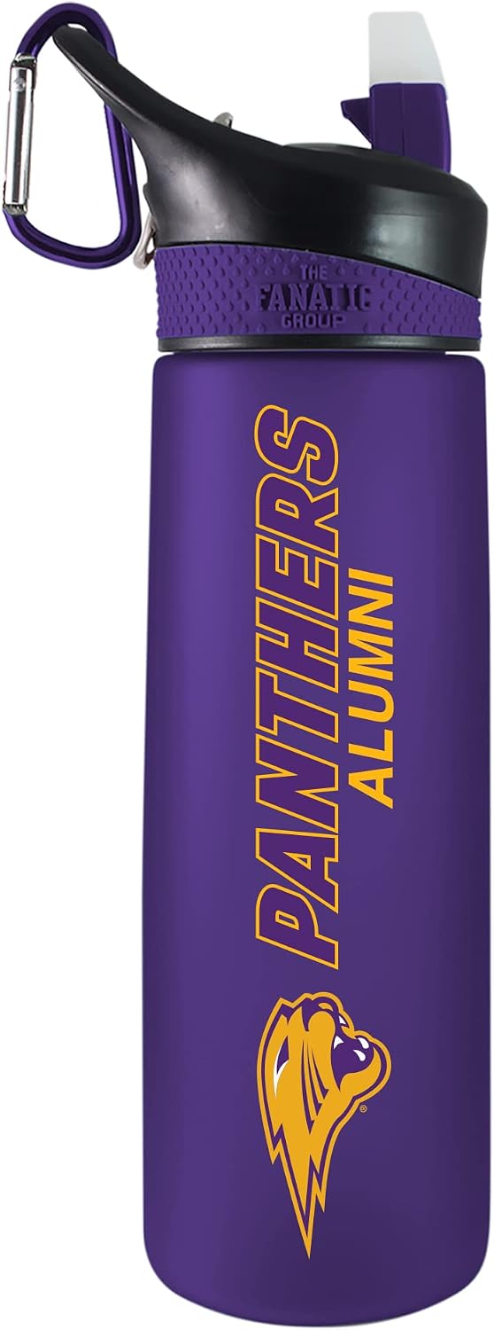 The Fanatic Group Personalized University of Northern Iowa Alum 24 oz Frosted Sport Bottle - Purple