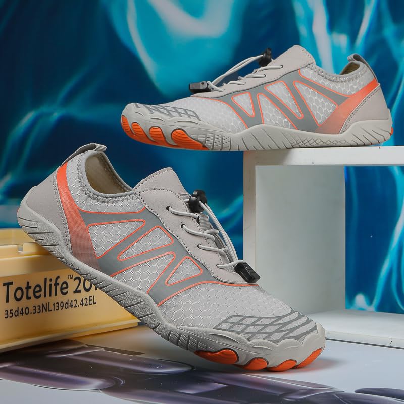 Men's Lightweight Quick Drying Water Shoes Beach Shoes Men for Surf Yoga Swim Water Aerobics Shoes Size 6.5-122