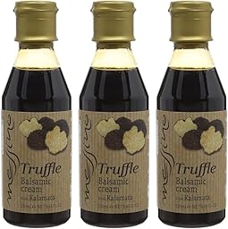 Messino Trüffel Balsamico Crème – Intensives Trüffelaroma & erdiger Charakter – Vegan, ohne Zuckerzusatz – Premium aus Griechenland, ISO 22000:2018 zertifiziert