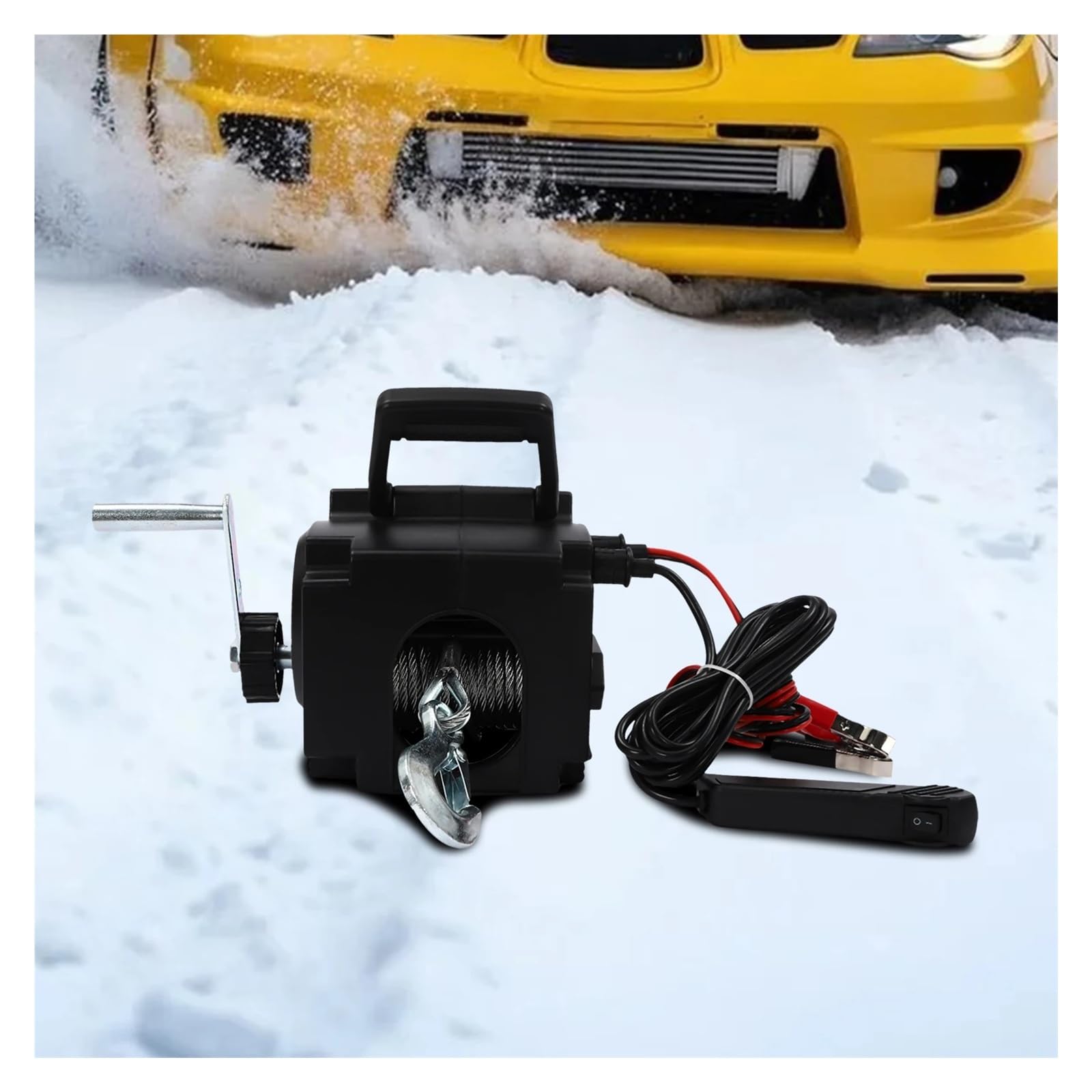 Verricello elettrico 12V 300W 2000LBS, tiro flottante 5000LBS, forza di rotolamento 6000LBS, for il recupero di veicoli for camion con rimorchio for barche Freno automatico