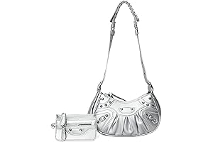 Heart-Shaped Silver Y2K Purse: Embracing Retro Cowboy Glam
