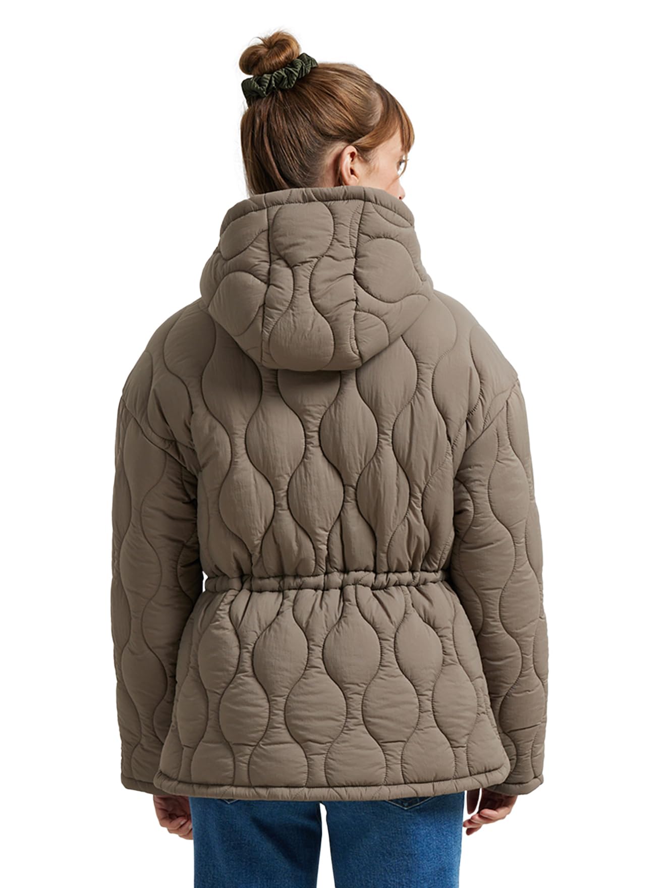 Vertbaudet Mitwachsende Umstands-Steppjacke/Tragejacke mit Recycling-Wattierung