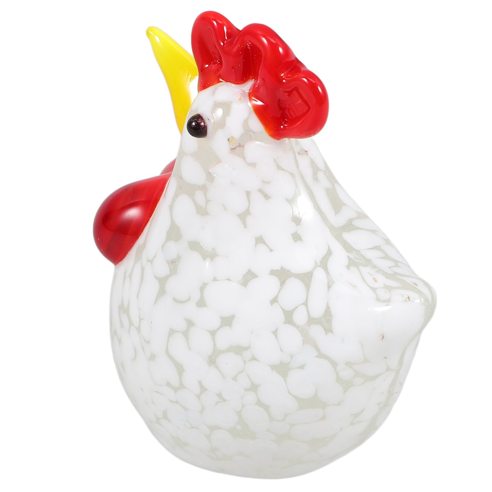 Alasum 4pezzi Decorazione Di Gallina Miniatura Scultura Per Scrivania Arredamento Elegante e Creativo Per Casa e Ufficio Artigianato Di Qualità Superiore