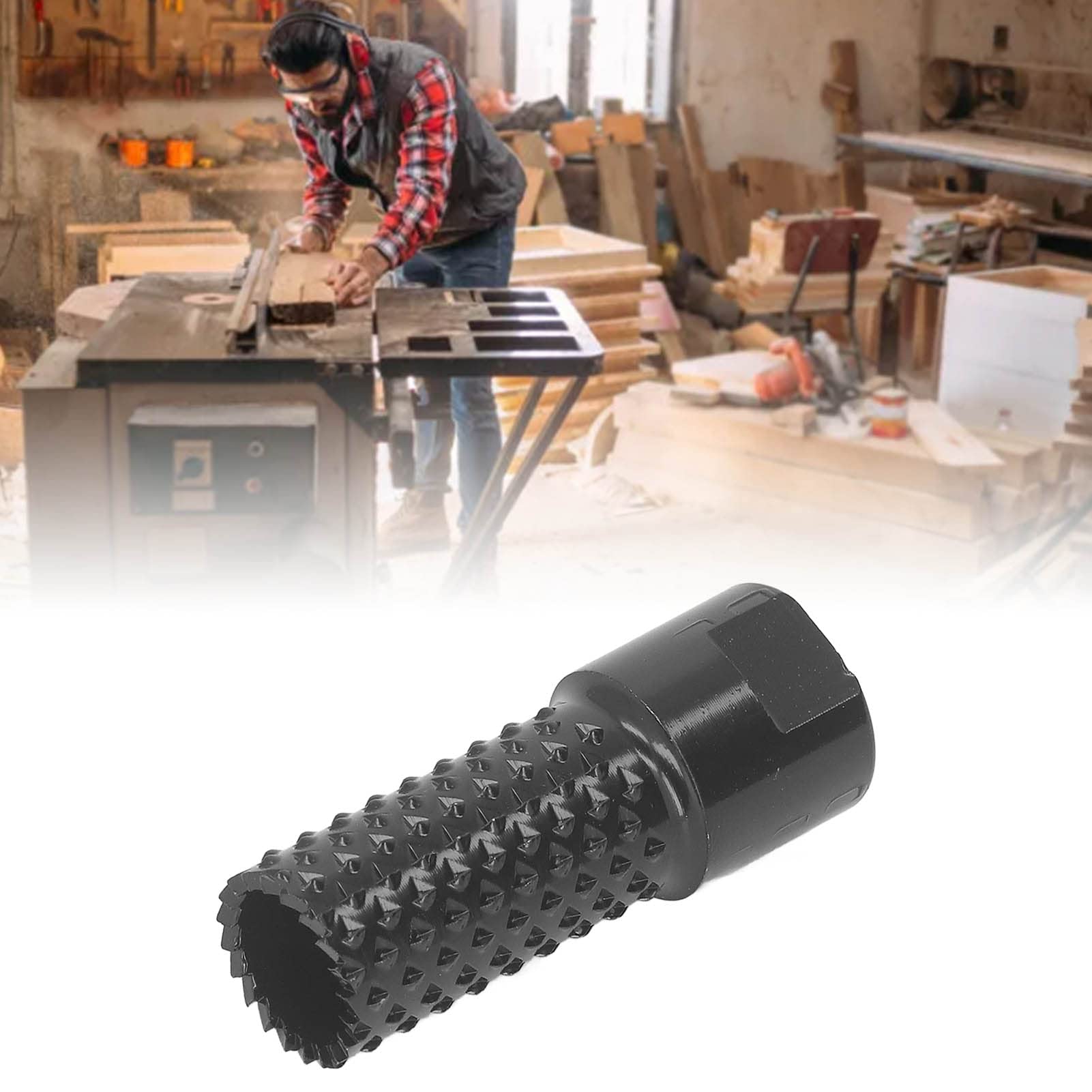 FLEXMAN Fraise Rotative, Tête Meulage Rotative pour Meuleuse d'Angle M14 en Acier au Carbone 125, Fraises Rotatives en Carbure de Tungstène pour Travail du Bois, Métal Polissage, Gravure