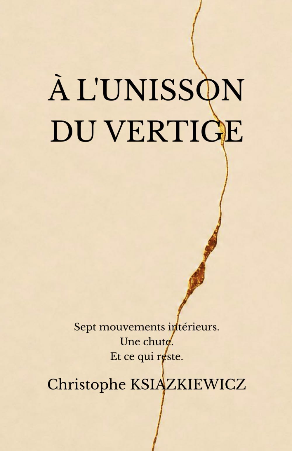 À L’UNISSON DU VERTIGE: Sept mouvements intérieurs. Une chute. Et ce qui reste.