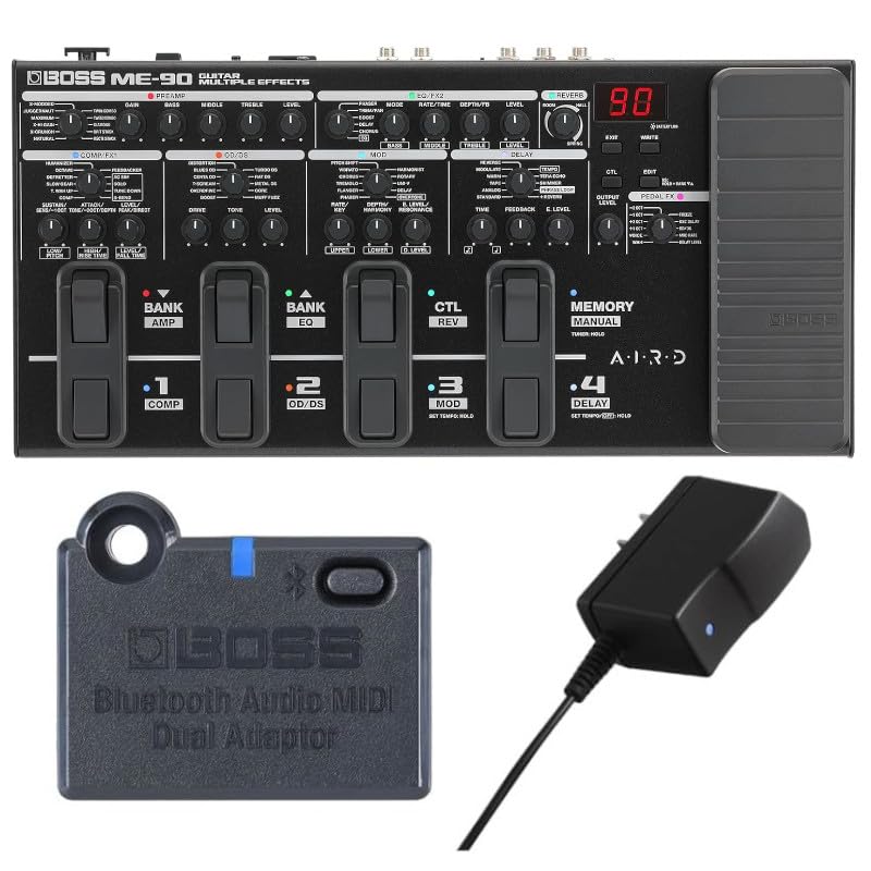 Amazon | BOSS マルチエフェクター ME-90 + 拡張アダプター BT-DUAL + 