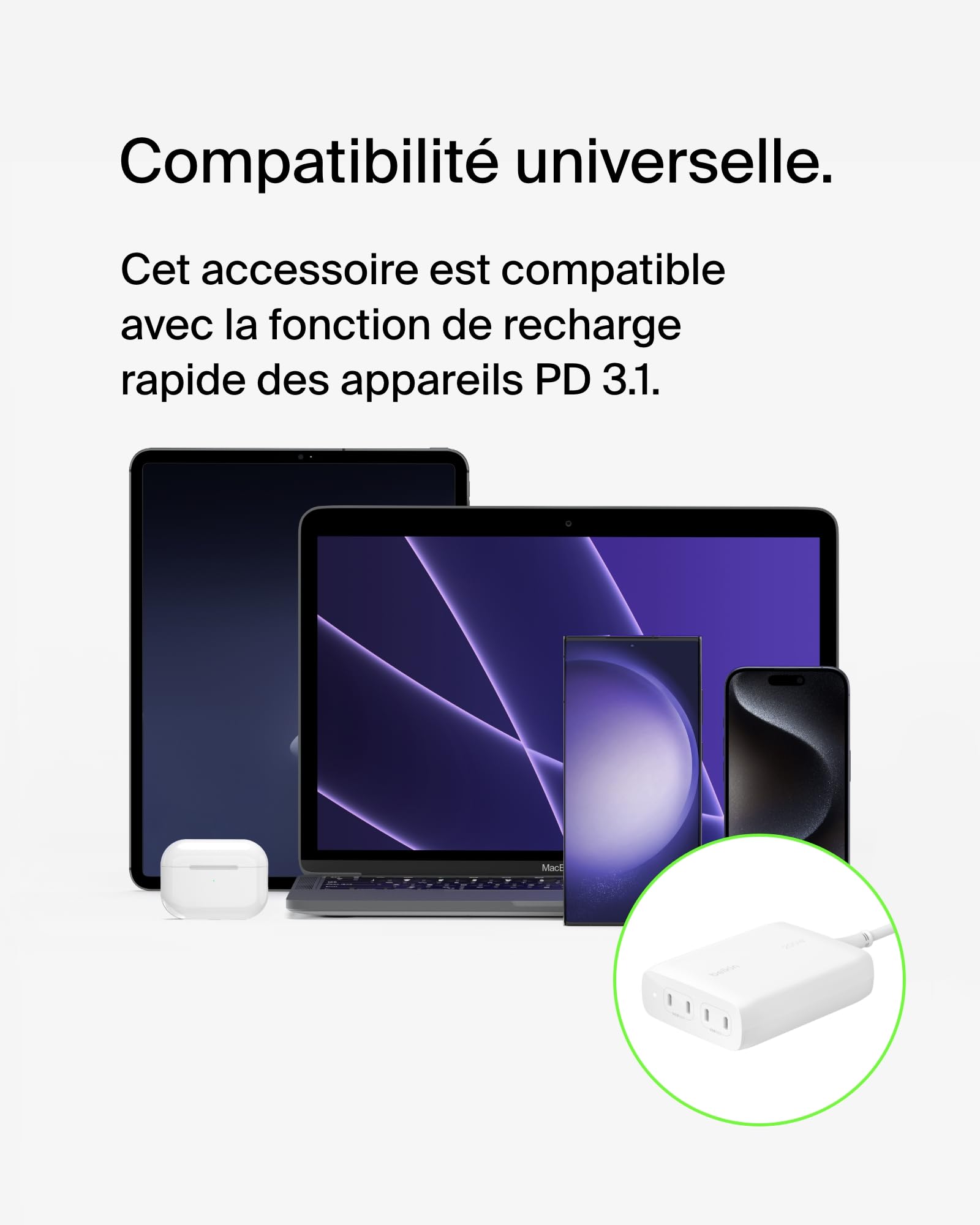Belkin Wch015vfwh Ladeger?t F?r Mobilger?te Wei? Indoor (wch015vfwh)