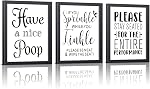 CHDITB Framed Abstract Flower Art Print, Nordic Style Black&White Wall Decor, Rose Leaf Art Wall Painting Set of 3(8" x 10") Plant Canvas Minimalist Poster for Living Room Bedroom Decoration