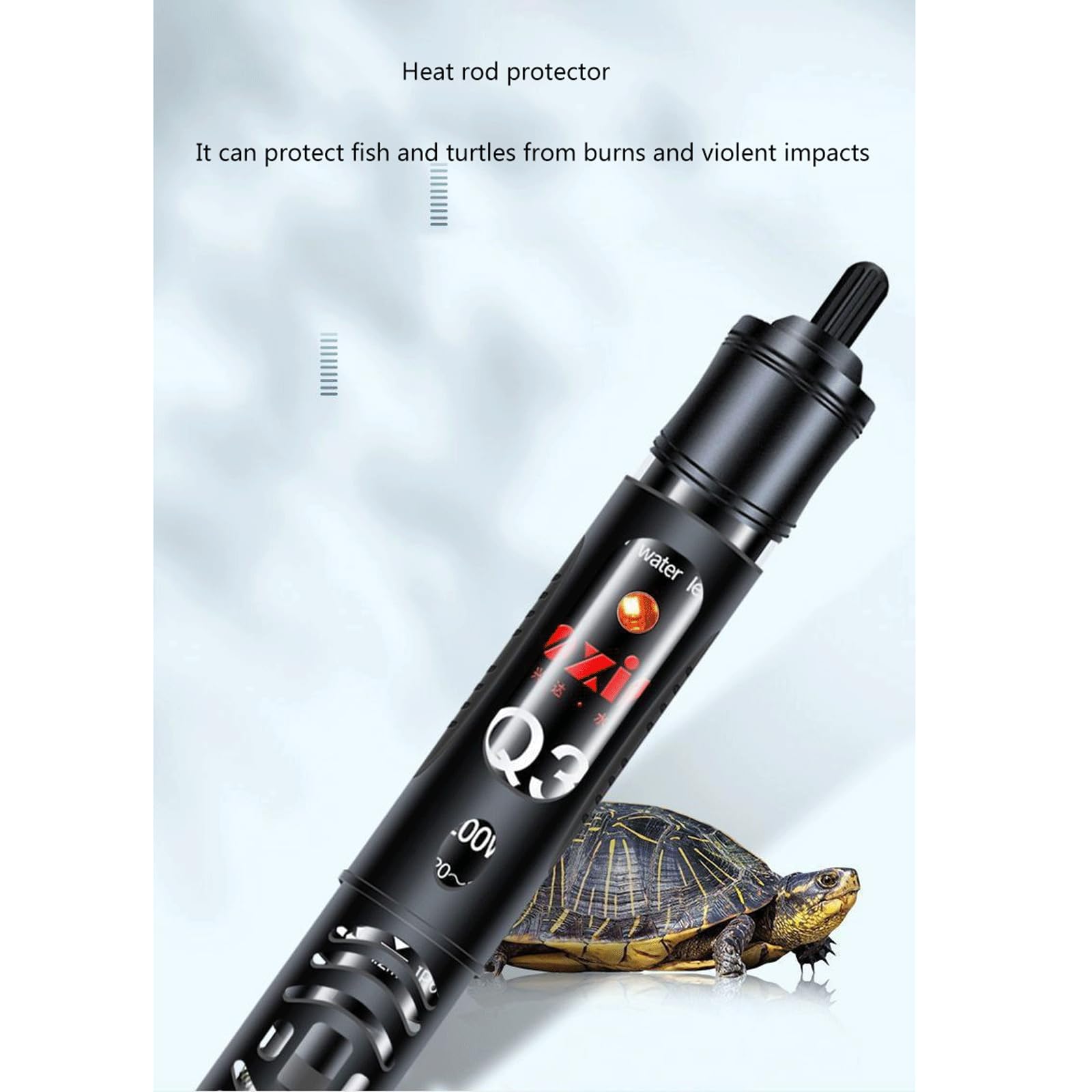 Acuario Varilla Calentamiento Tanque Pescado Temperatura Constante Automática Explosiones Varilla con Estuche Protector,300W
