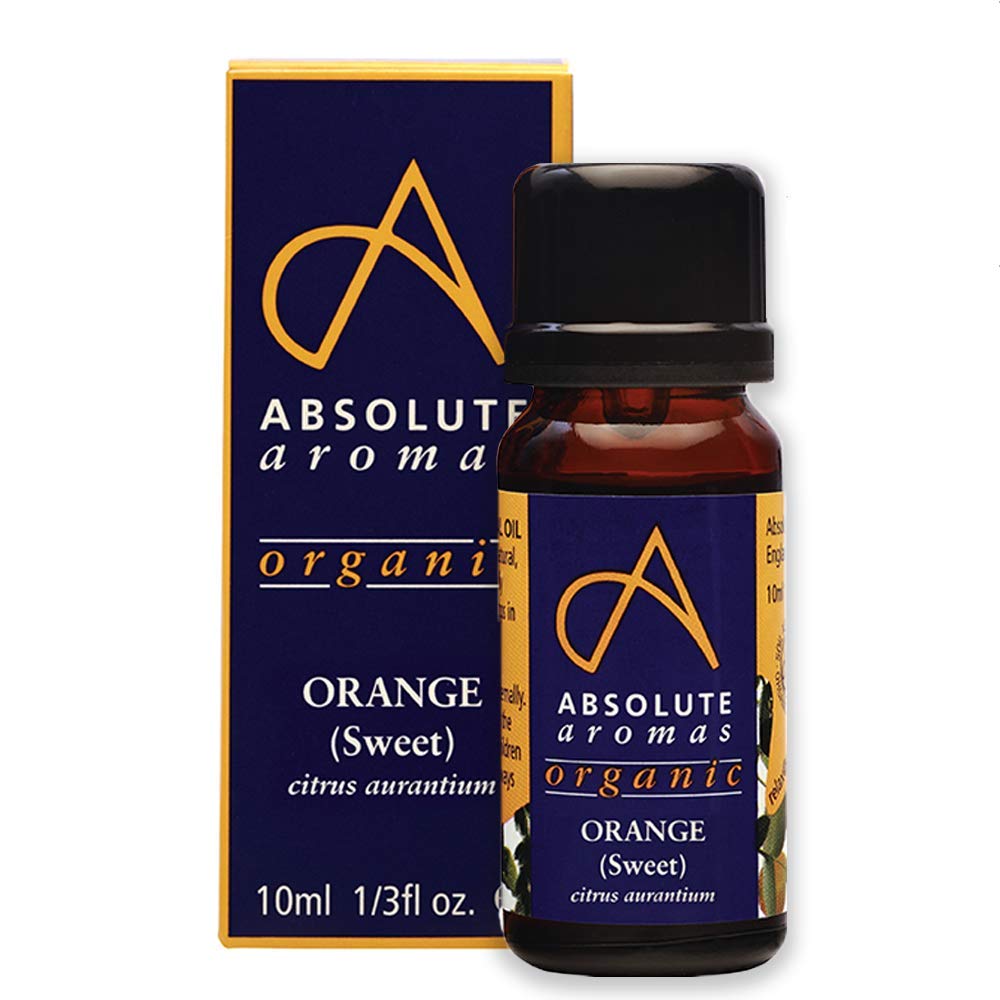 Organic Orange Essential Oil by Absolute Aromas | Perfect for diffusing, aromatherapy and massage | Luxury Aromatherapy