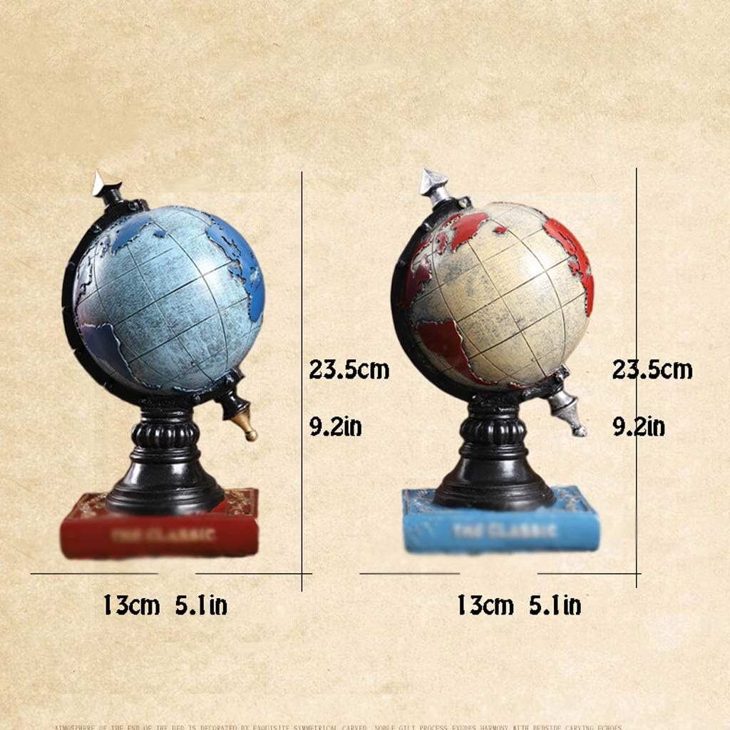 貯金箱 地球貯金箱 レトロ コインバンク クリエイティブ 大容量 樹脂製貯金箱 オフィス 寝室 装飾 工芸品 (青、赤) コインバン  オリジナル樹脂製貯金箱 | オリジナルノベルティ・オリジナルグッズの作成なら”ちょっとノベルティ？”