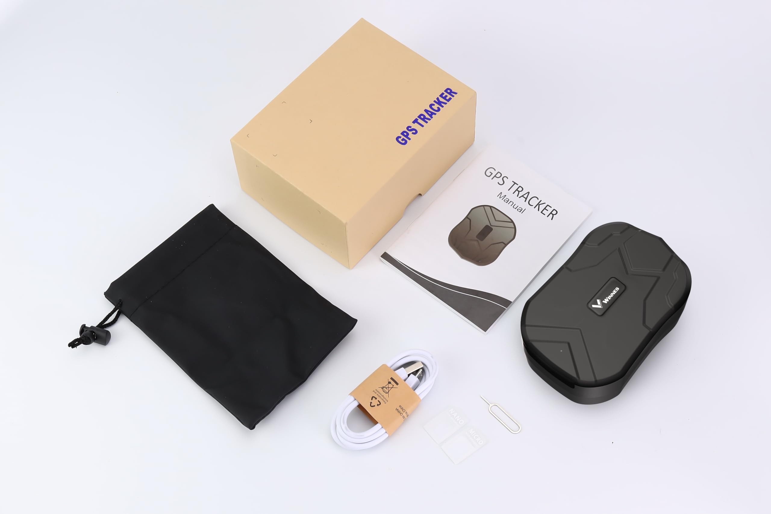 Localizzatore GPS con microfono Professionale GPS Tracker per Auto/Barca Localizzatore Tracciatore Posizione in Tempo Reale Impermeabil Magnete Potente Geo-fence 20000mAh APP Senza Abbonamento TK905C