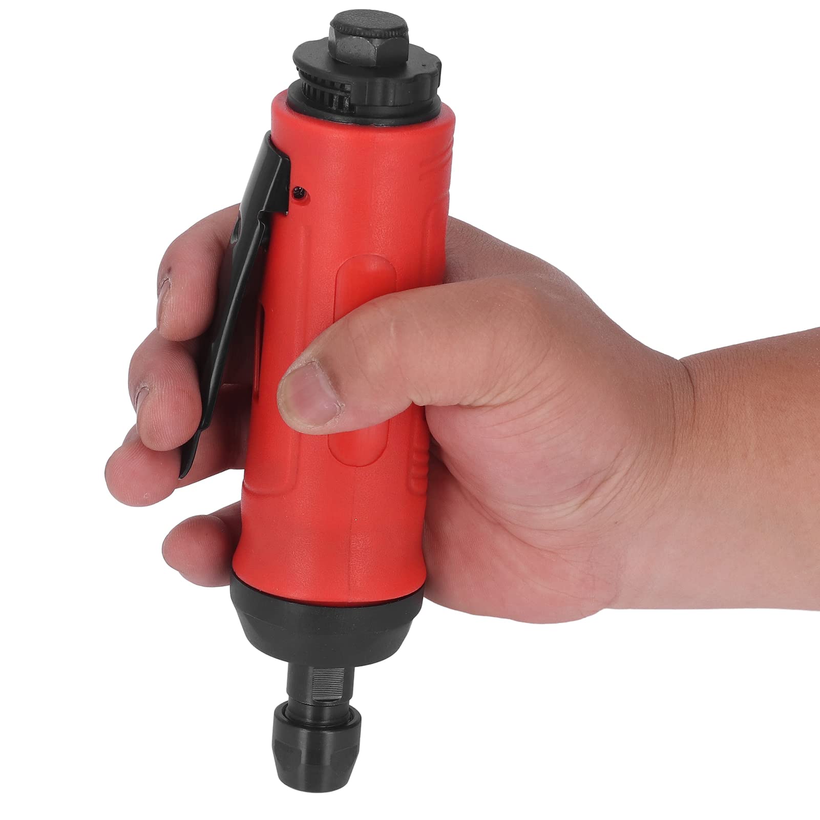 Smerigliatrice ad aria 18000 giri/min, macchina smerigliatrice pneumatica a bassa rumorosità, utensile smerigliatore ad aria in lega di zinco con impugnatura ergonomica per