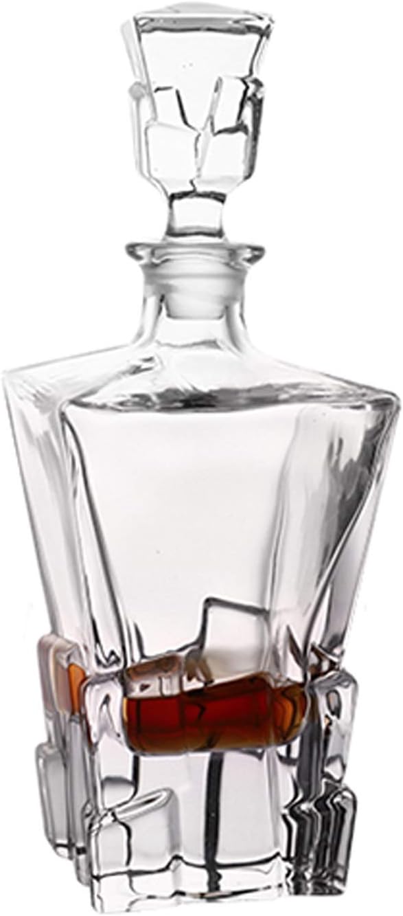 Simplicity Decanter Whiskey Crystal Scotch Liquor