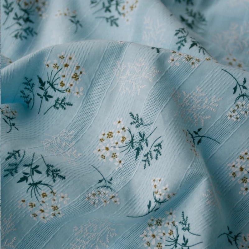 Tissus Couture Tissage Jacquard brodé en pur coton, tissu Cheongsam for robe et vêtements, couture, bricolage(3,1 meter)