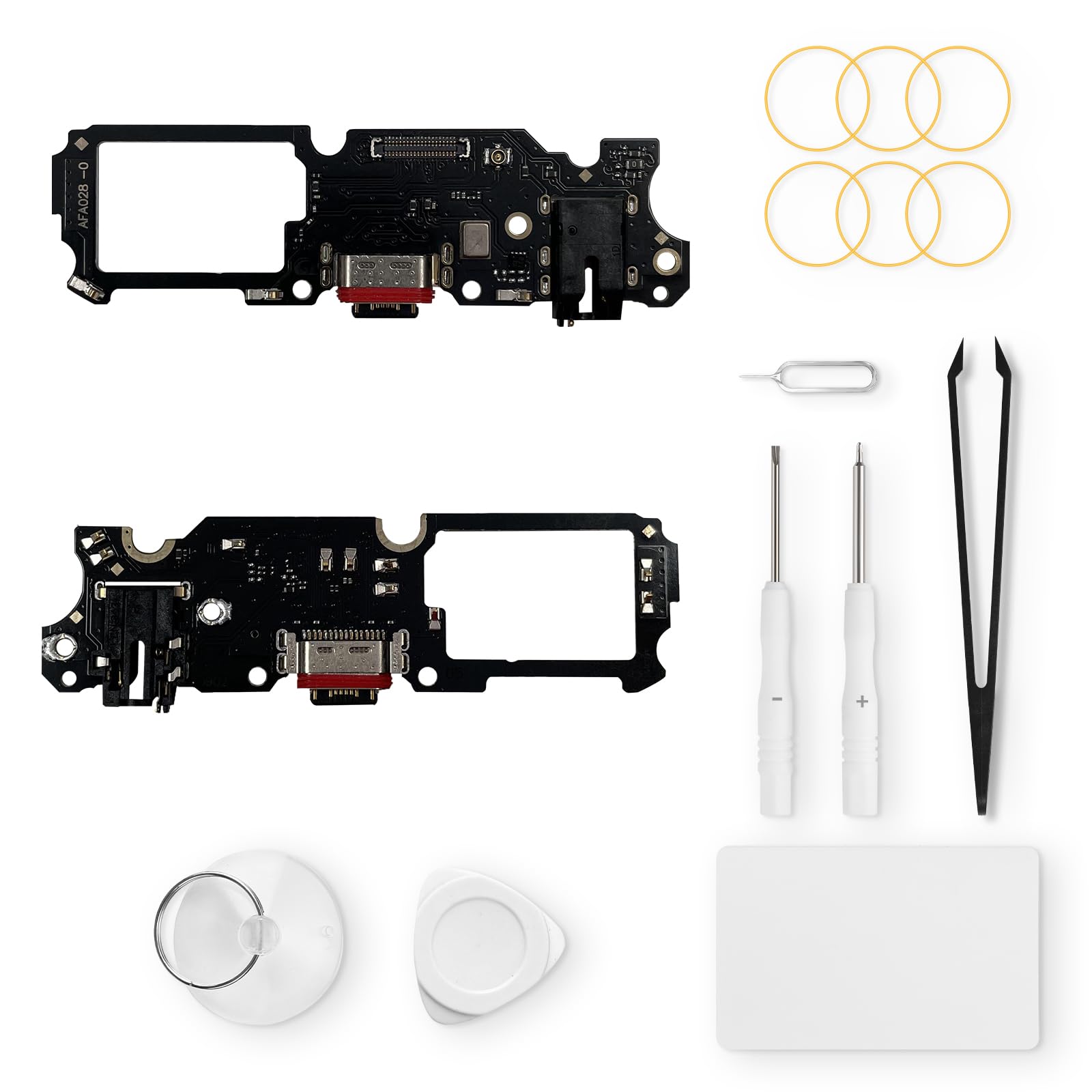 Eonpam Charging Port Replacement for OPPO A5 2020/A9 2020 Charger Port Microphone Headphone Jack with Repair Kit