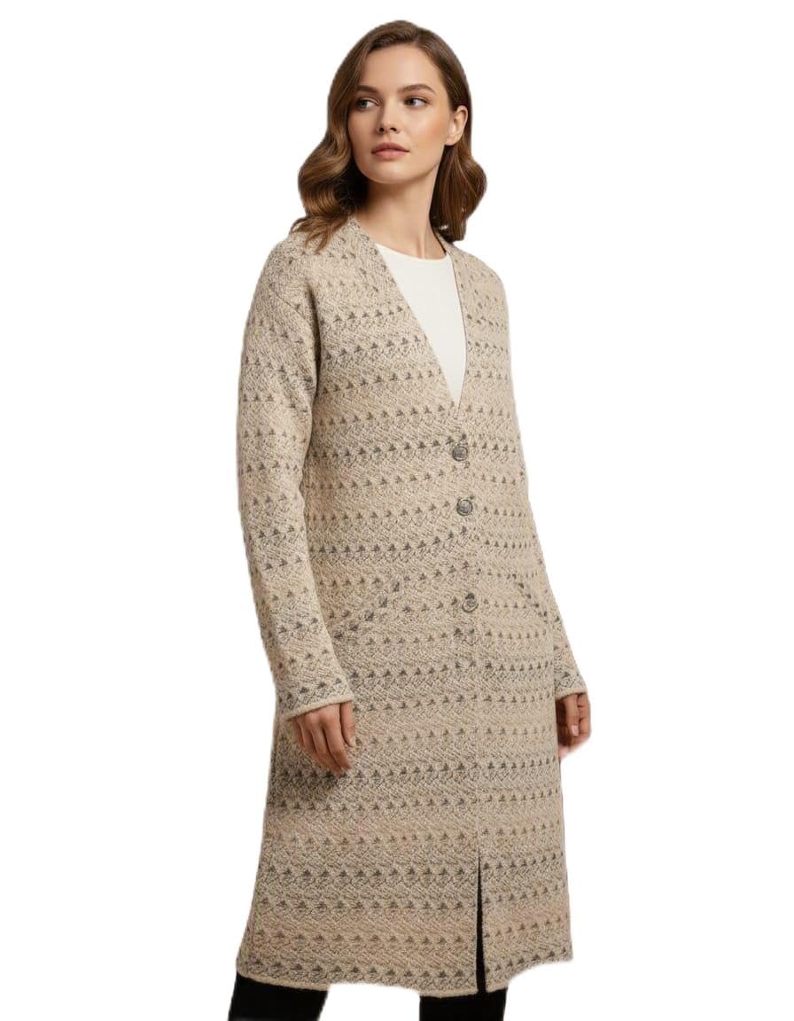Flca Classic Women's Woollen Long Collared Coat, Full Length Winter Cardigan (IN, Alpha, L, Regular, Camel)-picture-21