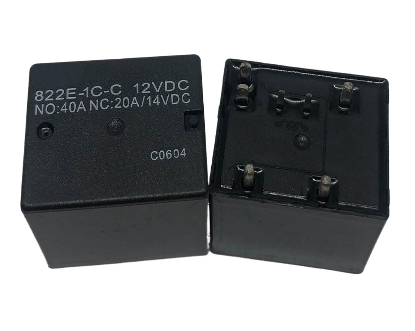Relé 12VDC 40A 822E-1C-C interruptor automotriz 7 pines 11mm reemplazo para circuito eléctrico