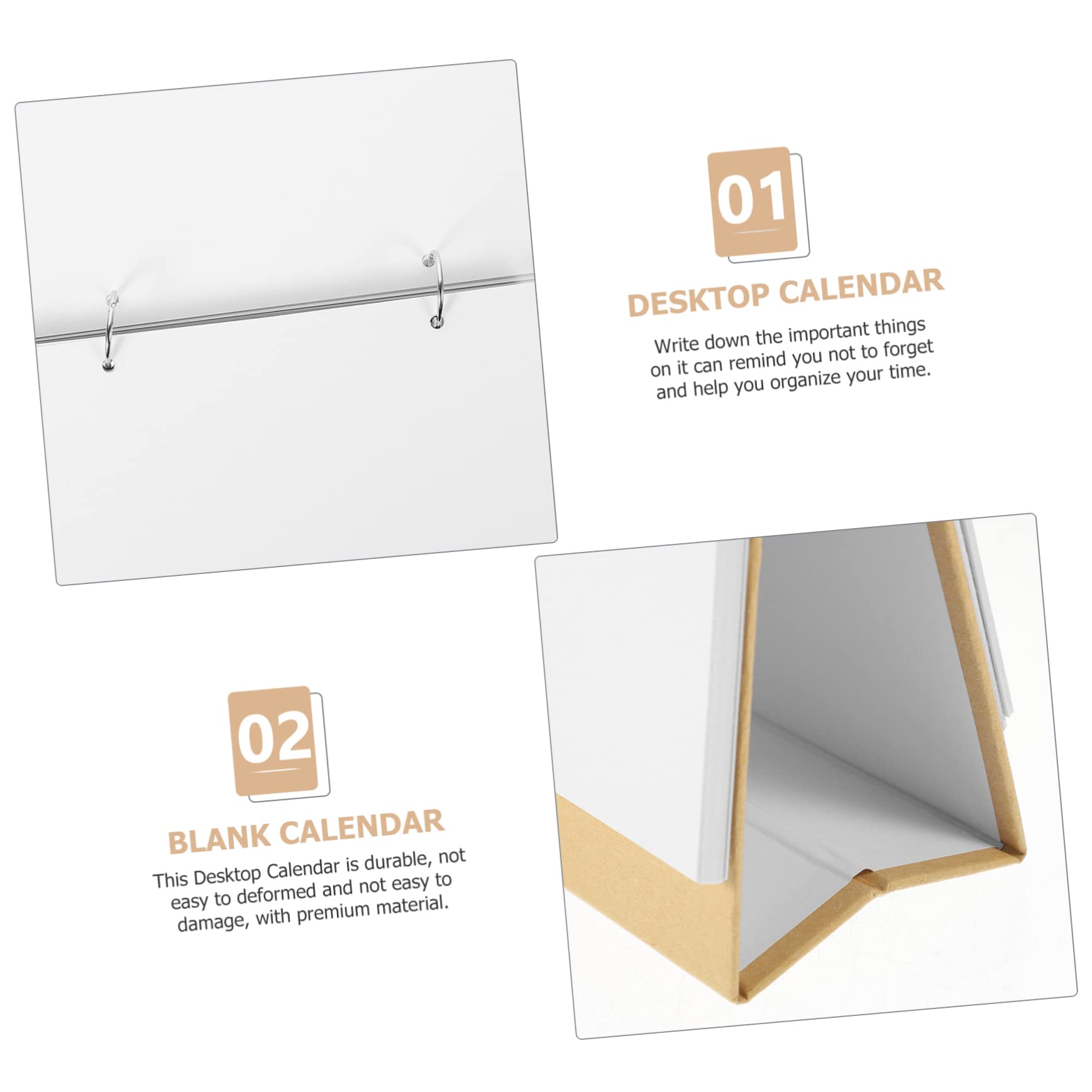 VILLCASE 4stücke Graffiti Kalender Blanko Tischkalender Für Kreative Gestaltung Handgefertigt Weißem Karton Für Büro Schule Und Zuhause Personalisierbar Mit Eigenen Zeichnungen