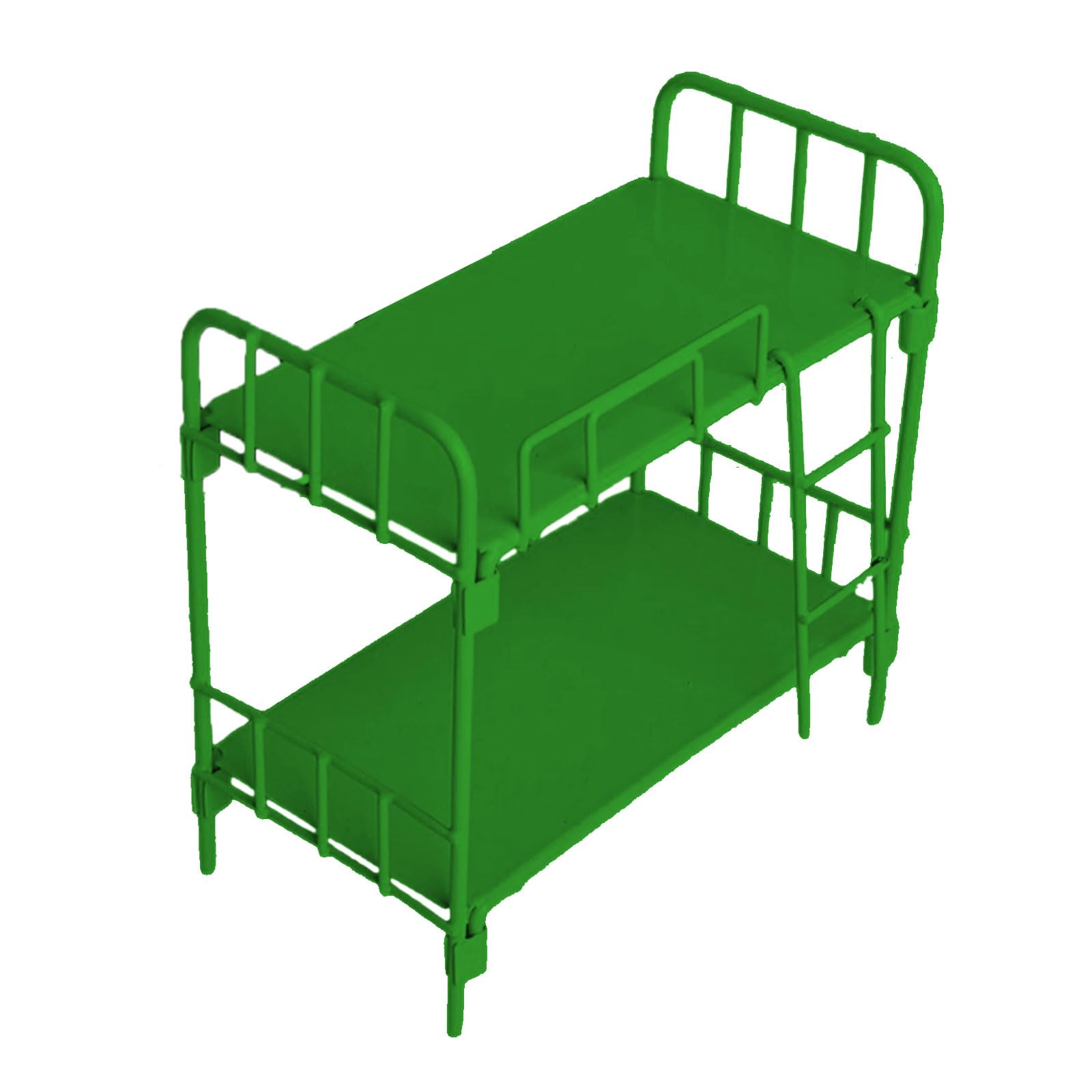 Buxuaaaa Miniature Dollhouses Bed Bunk Bed with Ladder Dollhouses Miniature Furniture 1/12 Scale Compact Bedroom Toy Wooden Bunk for Furniture