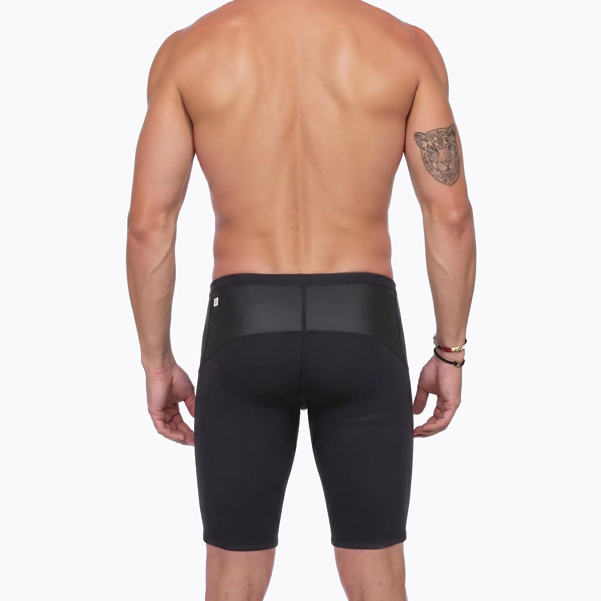 AQUASTIC SeaFlex Neopren-Shorts Herren 2 mm | leichte Neoprenhose für Wassersport | Mesh Skin CR | Sommer | Schwarz