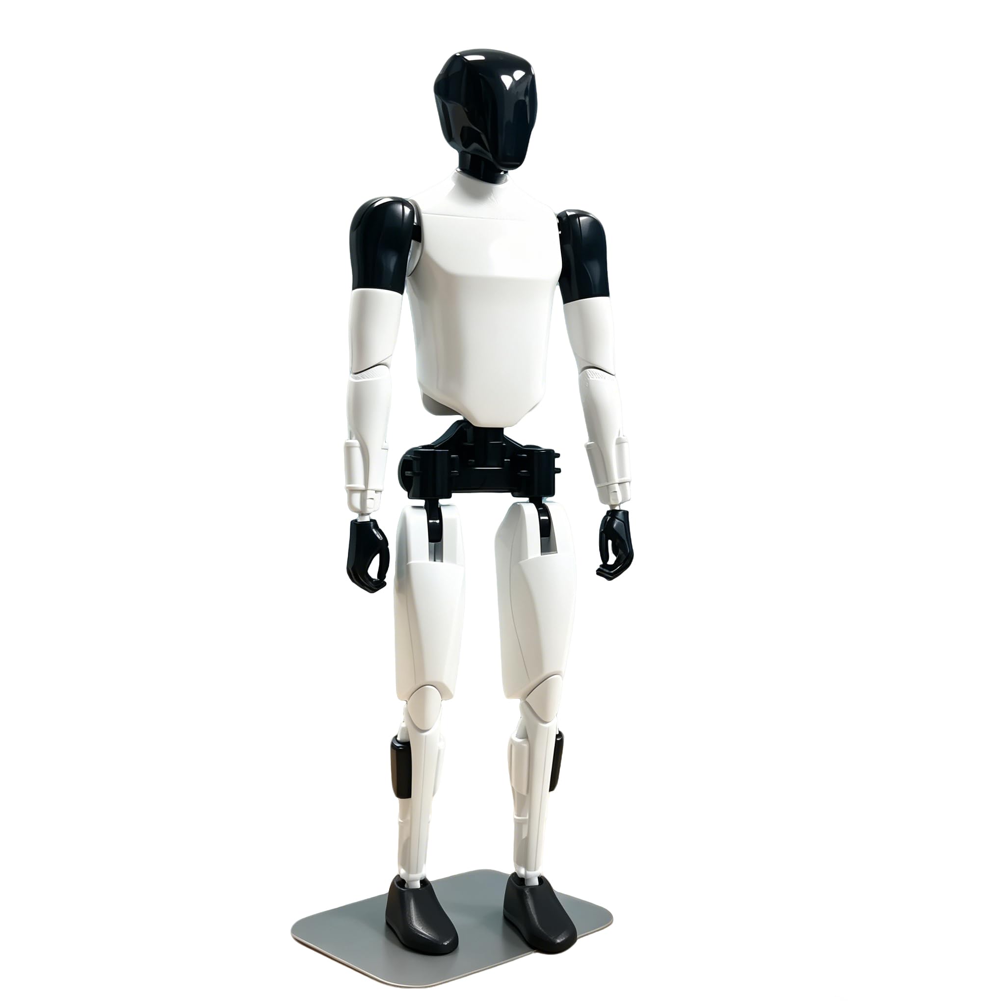 Cool Articulated Robot Action Figure - Poseable Car Dashboard Decor, Durable Desktop Robot Model Toy for Vehicle Interior, Unique Gift for Collectors & Fans (male)