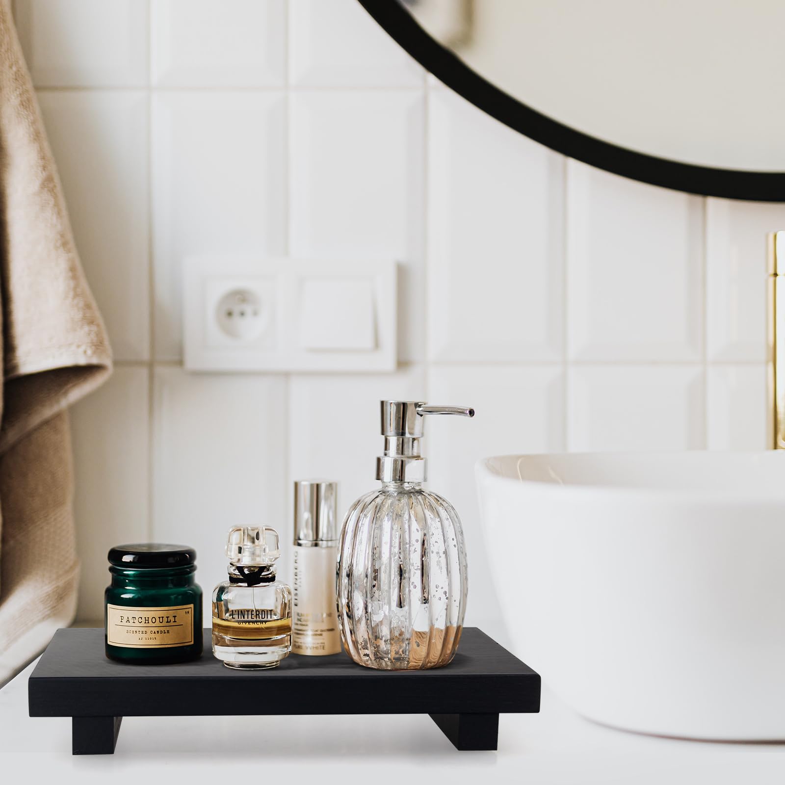 Wooden Bathroom Sink Tray - Warm Decor & FREE SHIPPING -3 Wooden Bathroom Sink Tray - Warm Decor & FREE SHIPPING -3