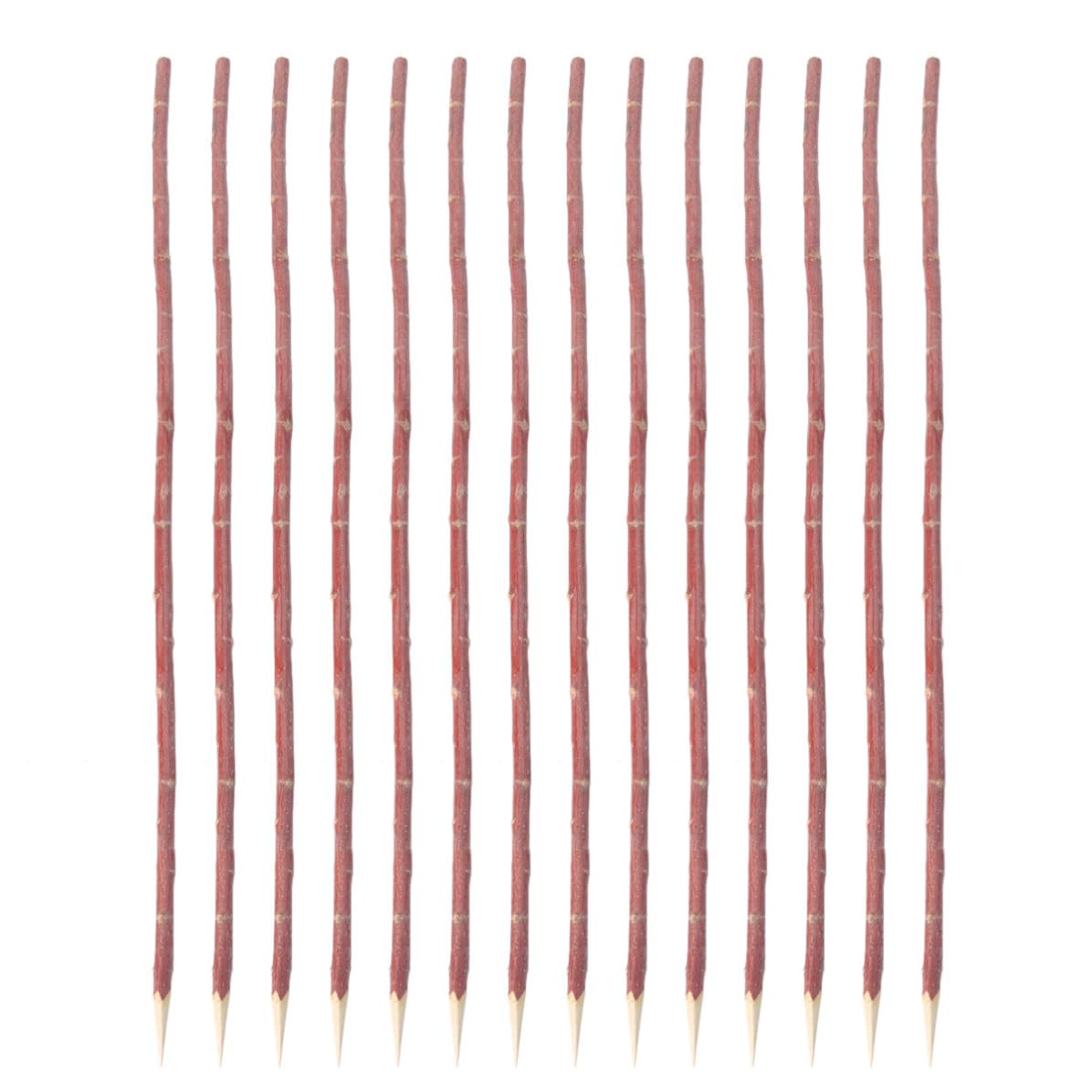 PACKOVE Forchette per Barbecue per Barbecue All'aperto Pratiche e Comode da Impugnare 100 Pezzi in Legno di Salice Rosso e Piccoli Negozi
