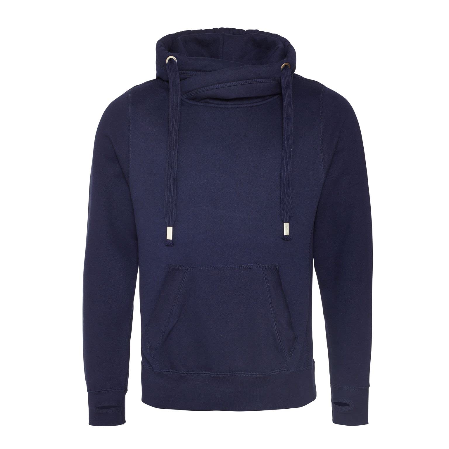 Just Hoods Unisex Bleu Hooded Sweatshirt
