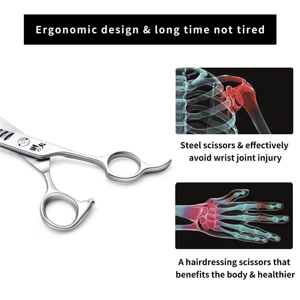 Pet Grooming Forbici, 7,0 Pollici Professionista Pet Grooming Dritto Scissor Acciaio Inossidabile, Luce E Sharp, per Governare Dell'animale Domestico Negozi